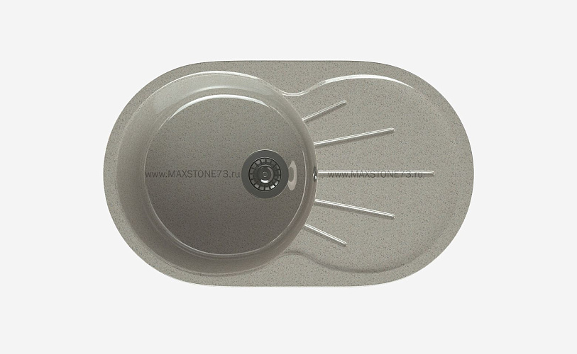 MAXSTONE Мойка глянцевая MS-5 (песочная) 735*450*215
